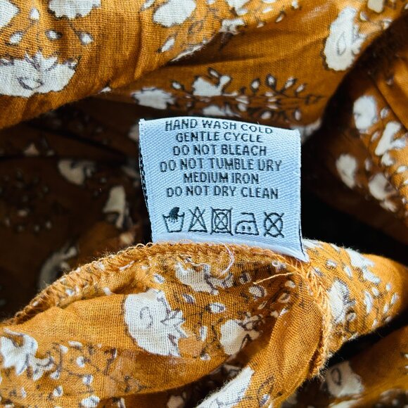 Daughters of India Chaaya Brown Floral Maxi Dress - Picture 11 of 12